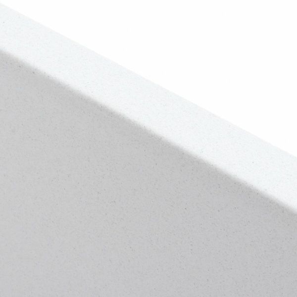 Гранитная мойка для кухни Platinum RUBA 4040 матовая Белоснежная 48615 фото
