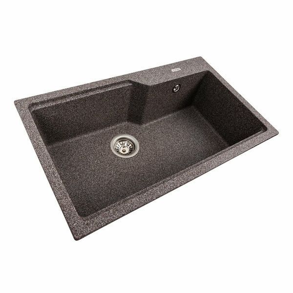 Гранитная мойка для кухни Platinum NIKA 7545 матовая Микс 47789 фото