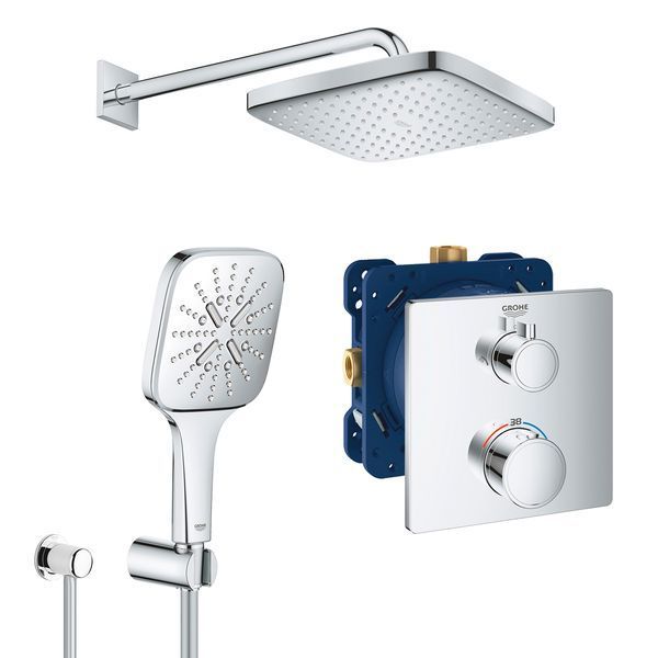 Душова система прихованого монтажу термостатична Grohe QuickFix Grohtherm UA26415SC7 CV030612 фото