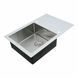 Кухонная мойка Platinum Handmade WHITE GLASS 780х510х200 23645 фото 2