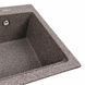 Гранитная мойка для кухни Platinum NIKA 7545 матовая Микс 47789 фото 4