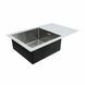 Кухонная мойка Platinum Handmade WHITE GLASS 780х510х200 23645 фото 3