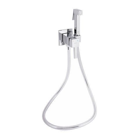 Набор для гигиенического душа Qtap Inspai-Varius прямоугольный QTINSVARCRMV00440201 Chrome SD00035721 фото