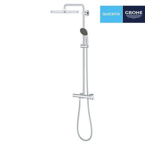 Душова система термостатична Grohe QuickFix Vitalio Start System 250 Cube 26697000 CV030605 фото
