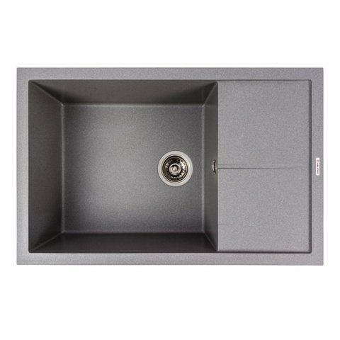 Гранитная мойка для кухни Platinum CALYPSO 7950 Серый Мусон 51504 фото