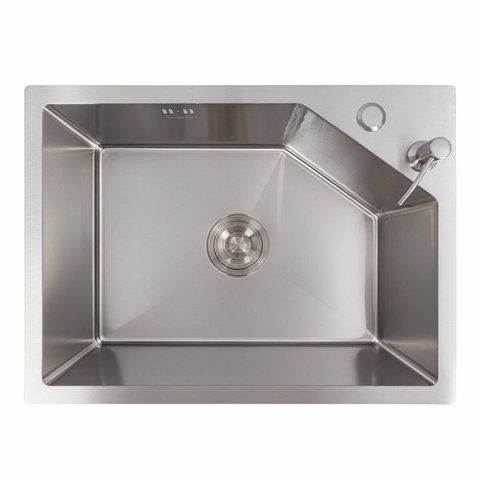 Кухонная мойка нержавейка Platinum Handmade 58*43B (3,0/0.8) 47089 фото