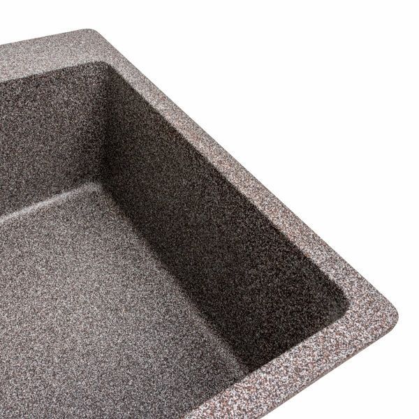 Гранитная мойка для кухни Platinum BOGEMA 7850 матовая Микс 49071 фото