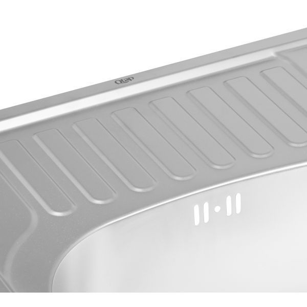 Кухонная мойка Qtap 5848 0,8 мм Satin (QT5848SAT08) SD00040988 фото