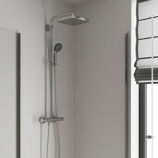 Душова система термостатична Grohe QuickFix Vitalio Start System 250 Cube 26697000 CV030605 фото