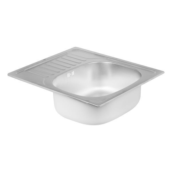 Кухонная мойка Qtap 5848 0,8 мм Satin (QT5848SAT08) SD00040988 фото