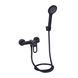 Змішувач для душу Lidz Latwa 010 (з душовим гарнітуром) (k40) LDLAT010BLA45421 Black SD00051545 фото 1