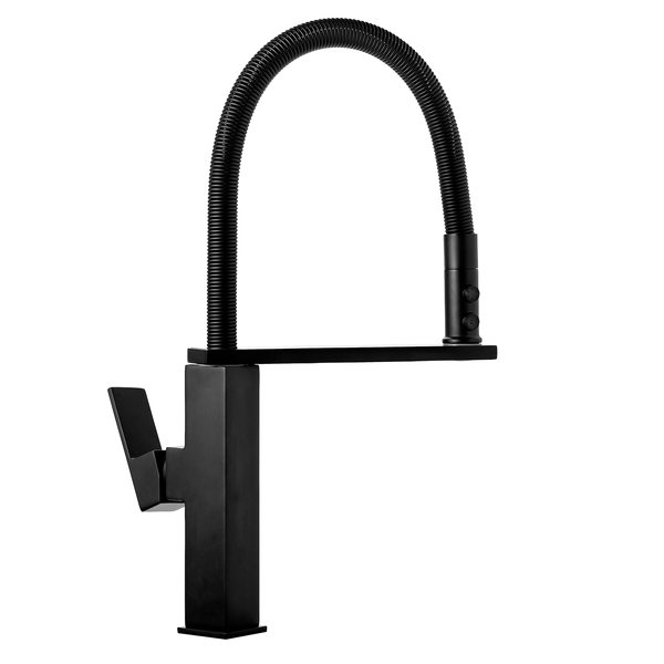 Комплект кухонной мойки Kroner KRP Schwarze 5843HM PVD BLK03 nero SL43357 фото