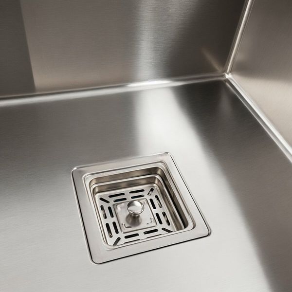 Мийка нержавійка Platinum Handmade 78*50B R (два отвори ,квадратний сифон 3.0/1.0) 37685 фото