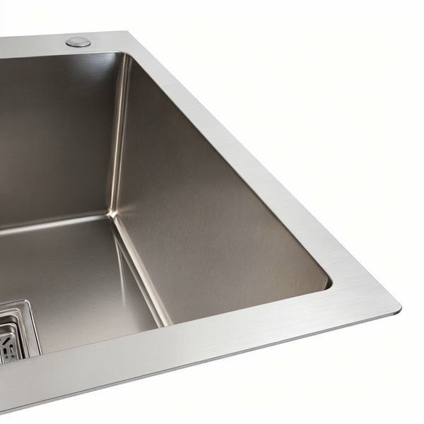 Мийка нержавійка Platinum Handmade 78*50B R (два отвори ,квадратний сифон 3.0/1.0) 37685 фото