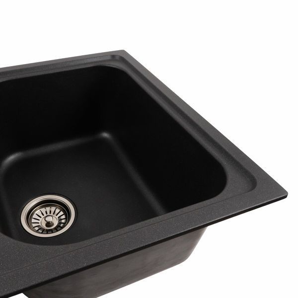 Гранитная мойка для кухни Platinum 7950 Equatoria матовый Морион 42166 фото