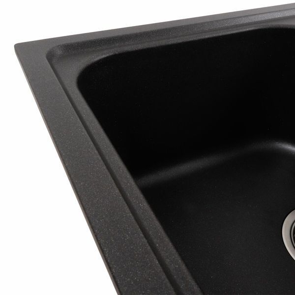 Гранитная мойка для кухни Platinum 7950 Equatoria матовый Морион 42166 фото