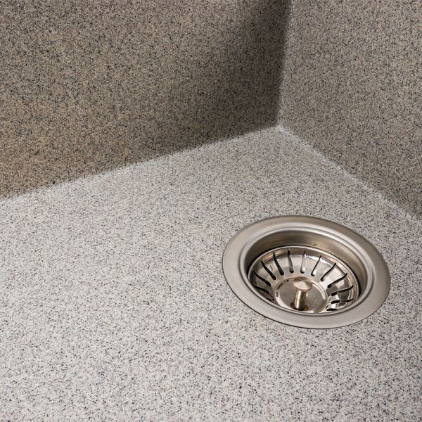 Гранитная мойка для кухни Platinum 7950 AZURIT серый 41070 фото