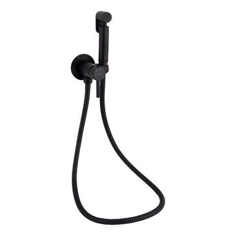 Набор для гигиенического душа Qtap Inspai-Varius округлый QTINSVARBСRV00440001 Black Matt SD00035723 фото