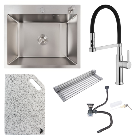 Комплект кухонной мойки Valeso 60х50HM Kitchen Line SL73857 фото