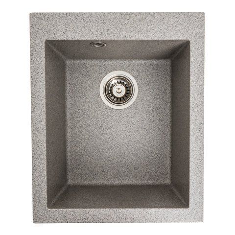 Гранитная мойка для кухни Platinum 4150 SOKIL матовая (серая) 38990 фото