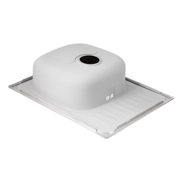 Кухонная мойка Qtap 6550 0,8 мм Satin (QT6550SAT08) SD00040990 фото