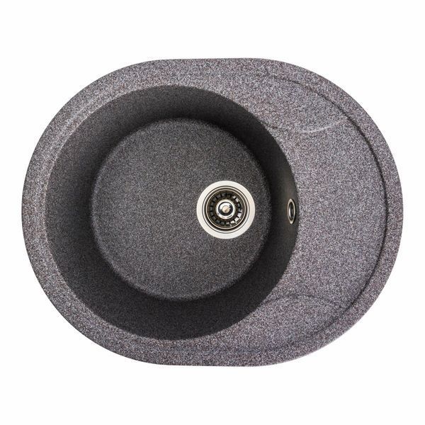 Гранитная мойка для кухни Platinum ONYX 5847 матовая Микс 49140 фото