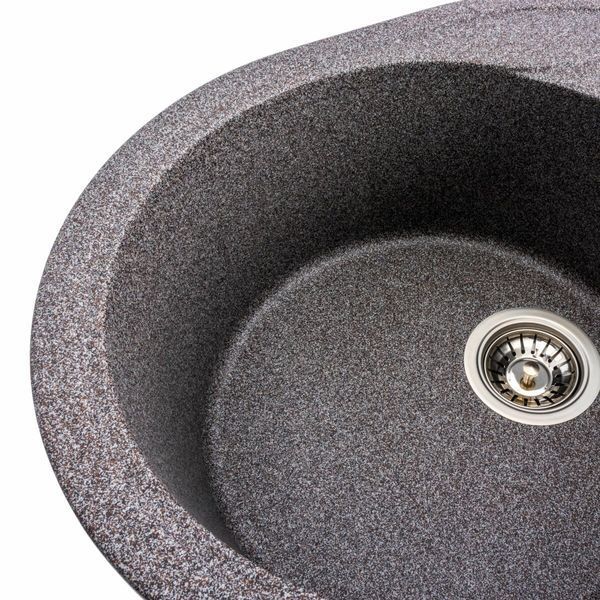 Гранитная мойка для кухни Platinum ONYX 5847 матовая Микс 49140 фото