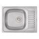 Кухонная мойка Qtap 6550 0,8 мм Satin (QT6550SAT08) SD00040990 фото 1