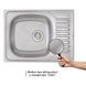 Кухонная мойка Qtap 6550 0,8 мм Satin (QT6550SAT08) SD00040990 фото 3