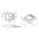 Кухонная мойка Qtap 6550 0,8 мм Satin (QT6550SAT08) SD00040990 фото 2