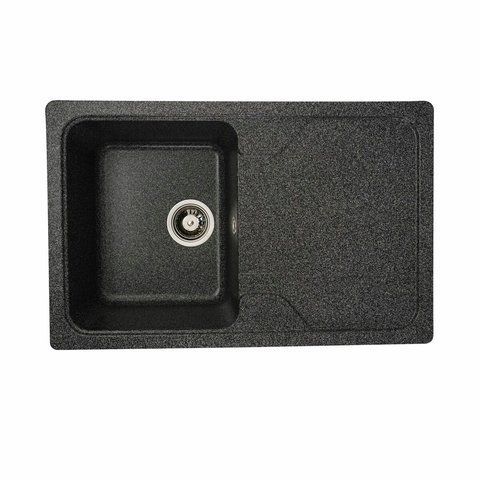 Гранитная мойка для кухни Platinum 7850 VERONA матовая Графит 3564 фото