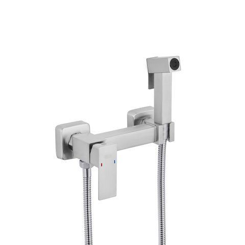 Набор для гигиенического душа со смесителем Kroner KRP Edelstahl Kubus - ESG052 CV031897 фото