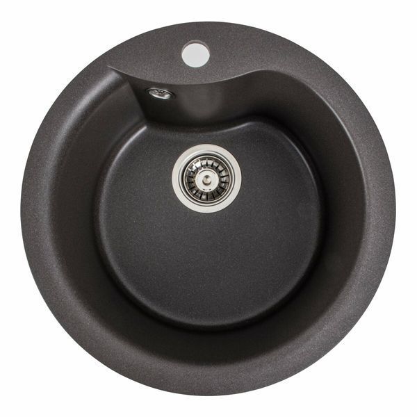 Гранитная мойка для кухни Platinum 480 TURAS матовая Гренадин 49226 фото