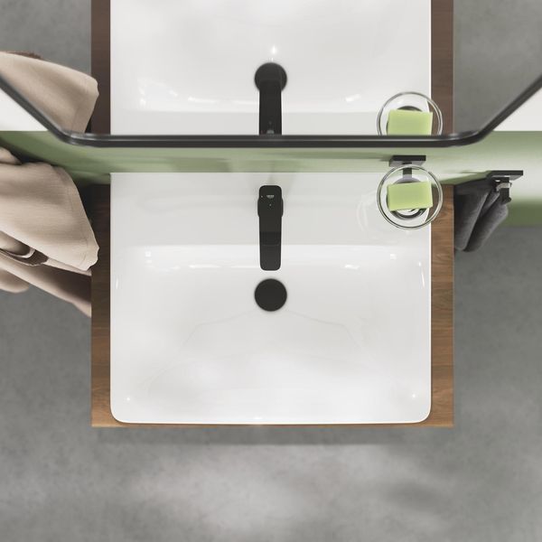 Смеситель для раковины Grohe QuickFix Dice ES S-Size 1018612430 с донным клапаном CV036204 фото