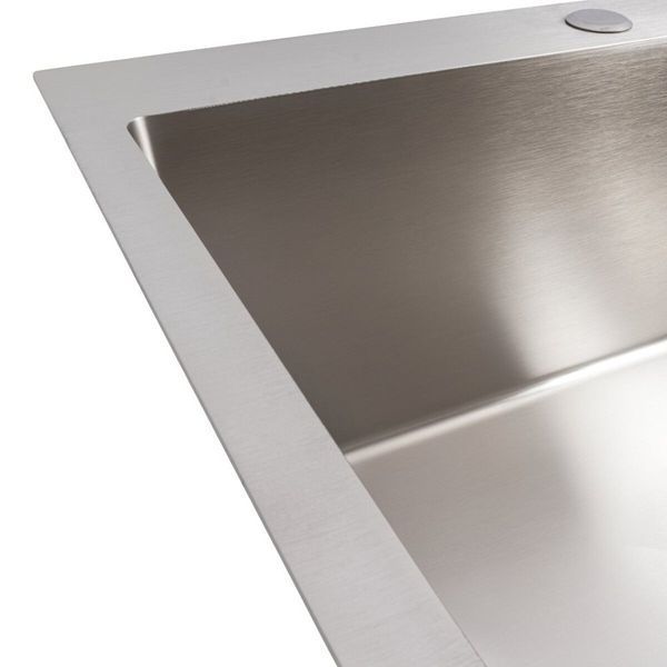 Комплект кухонної мийки Valeso 60х50HM BLK04 Kitchen Line SL73718 фото