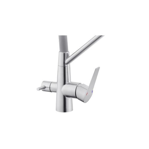 Комплект кухонної мийки KRP Geb&uuml;rstet - HM5050 Edelstahl GRA ST53948 фото