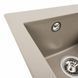 Гранитная мойка для кухни Platinum 4150 SOKIL матовый Титан 40326 фото 5
