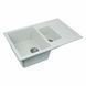 Гранитная мойка для кухни Platinum TOSKANA 7850W матовая Белая в точку 49562 фото 2