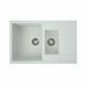 Гранитная мойка для кухни Platinum TOSKANA 7850W матовая Белая в точку 49562 фото 1