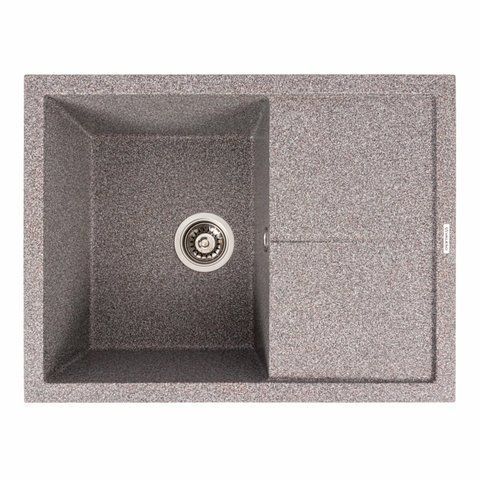 Кухонная мойка гранитная Platinum 6550 CRIPTA (микс) 51429 фото