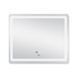Дзеркало Qtap Mideya (DC-F910) 1000х800 з LED-підсвічуванням Touch, з антизапотіванням, з годинником, димером, рег. яскравості QT2078F910W SD00036736 фото 3