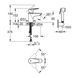 Набор для гигиенического душа со смесителем Grohe QuickFix StartEdge S-Size 23773001 CV030591 фото 3