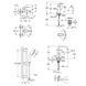Набор смесителей 4 в 1 для ванной комнаты и кухни Grohe QuickFix Start Black M-Size UA303301MK CV033954 фото 2