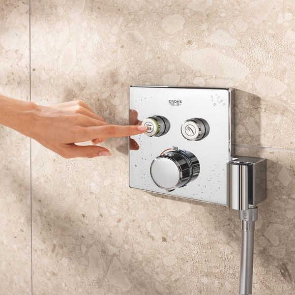 Душевая система скрытого монтажа термостатическая Grohe QuickFix Precision SmartControl Cube 34876000 CV033248 фото