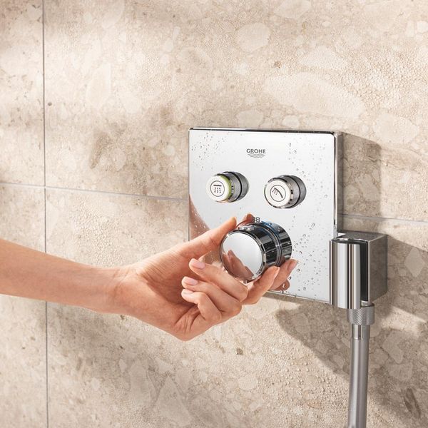 Душевая система скрытого монтажа термостатическая Grohe QuickFix Precision SmartControl Cube 34876000 CV033248 фото