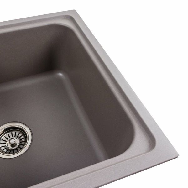 Гранитная мойка для кухни Platinum 7950 Equatoria матовая Дюна 41196 фото