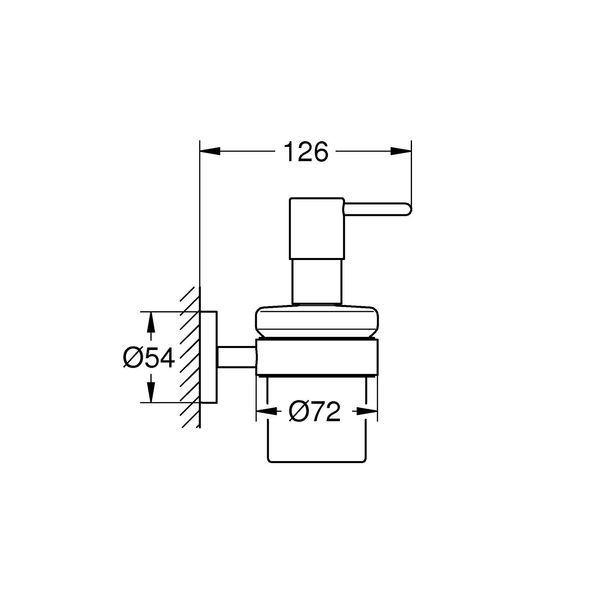 Дозатор для рідкого мила Grohe QuickFix Start 411952430 CV033774 фото