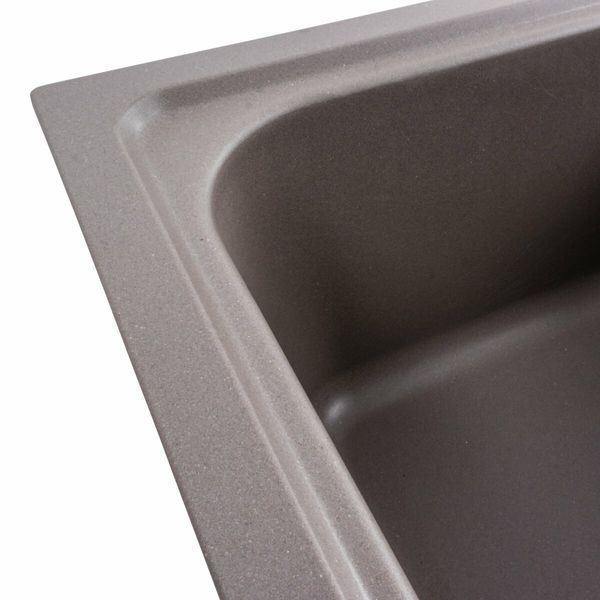 Гранитная мойка для кухни Platinum 7950 Equatoria матовая Дюна 41196 фото