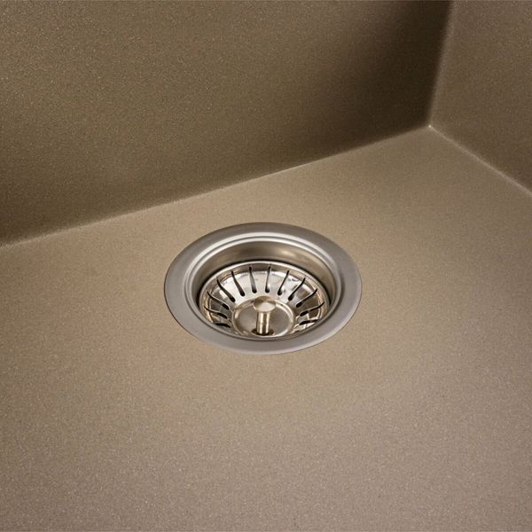 Гранітна мийка для кухні Platinum ATLAS 9651 матова Титан 49632 фото