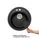 Кухонна мийка Lidz D510/200 BLM-14 (LIDZBLM14D510200) SD00043321 фото 2
